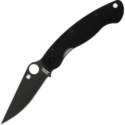 Spyderco Military Model G-10 Black Black Blade C36GPBK – Sleviste.cz