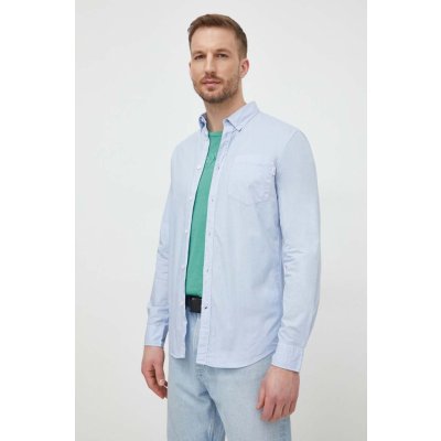 Pepe Jeans Prince košile regular s límečkem button-down PM308270 modrá – Zboží Mobilmania