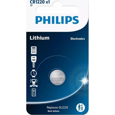 Philips CR1220 1ks CR1220/00B – Zboží Mobilmania