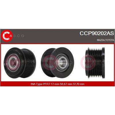 Řemenice, generátor CASCO CCP90202AS – Hledejceny.cz