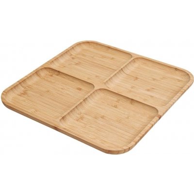 EXCELLENT Servírovací podnos dřevěný 30 x 30 cm KO-784610130 – Sleviste.cz