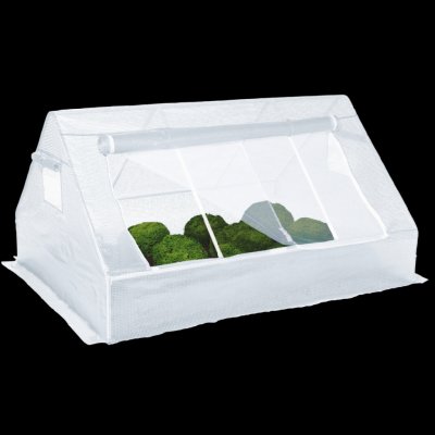 Garden Line MALÝ BÍLÝ ZAHRADNÍ SKLENÍK 180 x 140 x H94 cm *0773 – Sleviste.cz