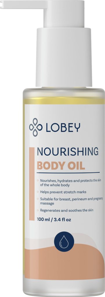 LOBEY Pěstící tělový olej 100 ml