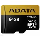 paměťová karta ADATA microSDXC 64 GB UHS-II U3 AUSDX64GUII3CL10-CA1