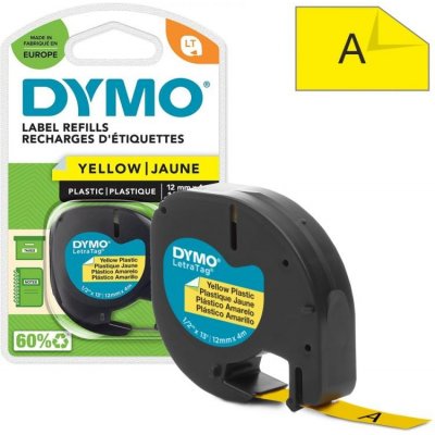 Dymo S0721620 páska žlutá plastová 12mm x 4m – Zboží Mobilmania