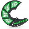 Moto brzdový kotouč Acerbis kryt předního kotouče maximální průměr 280 mm černá/zelená
