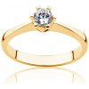 Prsteny Savicki zásnubní prsten Triumph of Love žluté zlato diamant PI Z D 00074 C