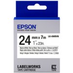 EPSON POKLADNÍ SYSTÉMY Epson Tape Cartridge LK-6WBVN Vinyl, Black/White 24 mm / 7m C53S656020 – Sleviste.cz