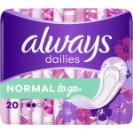 Always Dailies Singles To Go intimky 20 ks – Zbozi.Blesk.cz