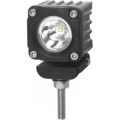 LED světlo mini čtvercové, 1x10W, 36x36mm, bodový paprsek, ECE R10 – Hledejceny.cz