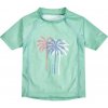 Kojenecké tričko a košilka Dětské UV tričko Playshoes Palmy mint krátký rukáv