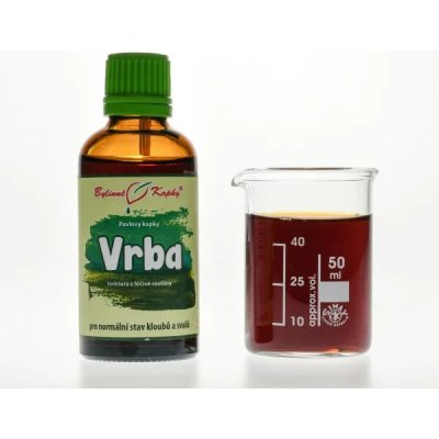 Bylinné kapky tinktura Vrba kůra 50 ml – Hledejceny.cz