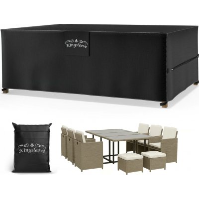 Deuba Ochranný kryt na sedací soupravu 308x138x89 cm antracit – Hledejceny.cz