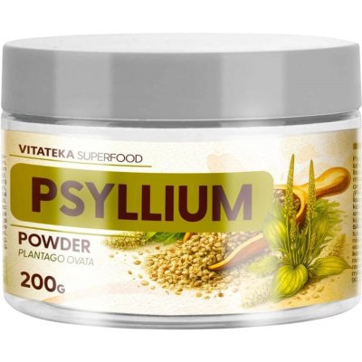 Vitateka Psyllium prášek ze slupek jitrocele indického 200 g – Hledejceny.cz