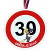 Sportovní medaile Josef Jirka Medaile k 30. narozeninám pro ženu