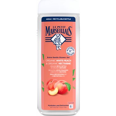 Le Petit Marseillais sprchový gel White Peach & Organic Nectarine 400 ml – Hledejceny.cz