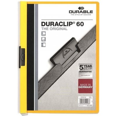 Durable Duraclip A4 60 žlutá – Zbozi.Blesk.cz