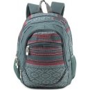 Školní batoh Target batoh Červeno-šedá se vzorem