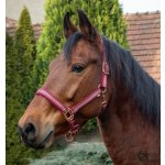 HKM Ohlávka ROSEGOLD Vínová – Zboží Dáma