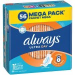Always Ultra Normal hygienické vložky Vel. 1 s křidélky 56 ks – Zboží Dáma