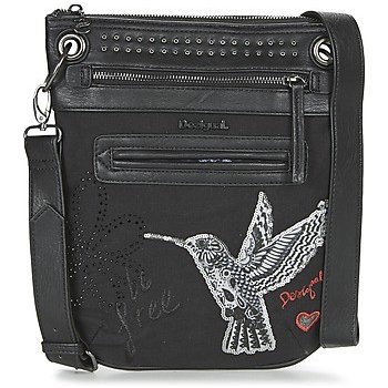 Desigual Bandolera black Bird černá