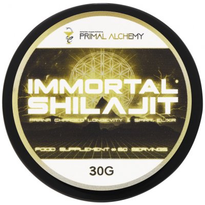 Primal Alchemy Immortal Shilajit Hmotnost: 30 g – Sleviste.cz