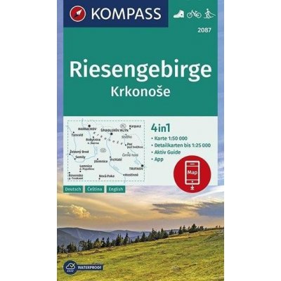 Riesengebirge Krkonose 1:50 000 - KOMPASS-Karten GmbH – Zboží Mobilmania