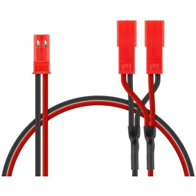 Yeah Racing Y-kabel BEC JST 2x samec 1x samice 20cm – Zboží Mobilmania
