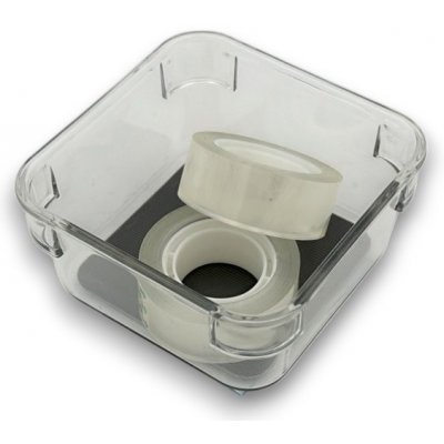 Orion Organizér do šuplíku kuchyně i koupelny, příborník GREY 9,4 x 9,4 x 5 cm – Zboží Dáma