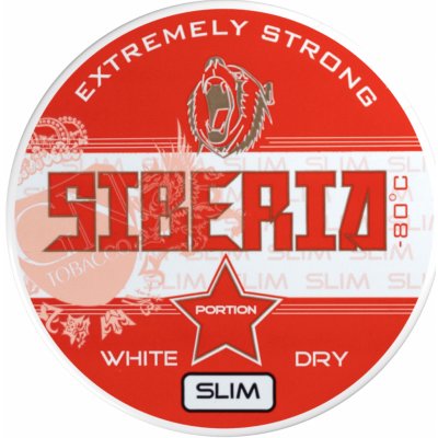 Siberia -80°C Degrees White Dry SLIM Chew Bags 13 g – Zboží Dáma