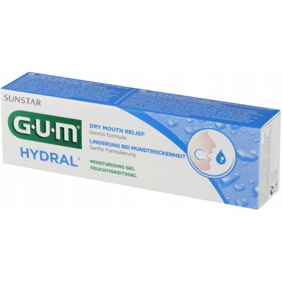G.U.M Hydral hydratační gel na zuby jazyk a dásně Dry Mouth Relief Moisturizing Gel 50 ml – Hledejceny.cz