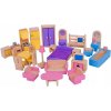 Bigjigs Toys Domeček pro panenky Dolls Furniture 35 cm