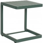 Bizzotto Konnor 40 x 40 cm Šedý kovový zahradní odkládací stolek – Hledejceny.cz