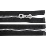 Prima-obchod Kostěný zip, imitace kovu No 8 délka 60 cm bundový, barva 322 černá – Hledejceny.cz