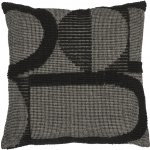 LIVARNO polštář geometrie/antracitová 45x45 – Zboží Dáma