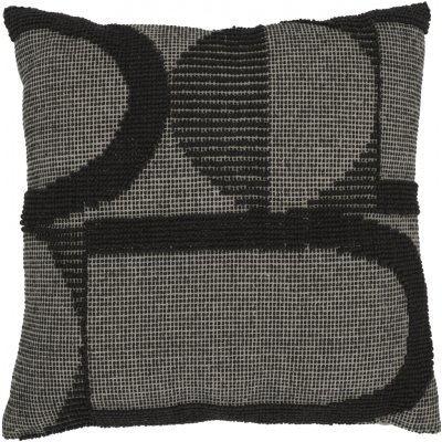 LIVARNO polštář geometrie/antracitová 45x45 – Zboží Dáma