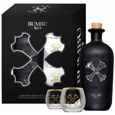 Bumbu XO 40% 0,7 l (dárkové balení 2 sklenice) – Zbozi.Blesk.cz