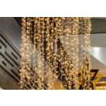 DECOLED Interiérová LED světelná záclona 1x7 m teple bílá 600 diod – Zbozi.Blesk.cz