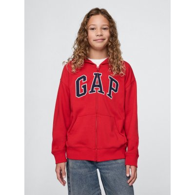 GAP Fullzip Logo červená – Zboží Dáma