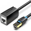 síťový kabel Vention IKHBG Cat.8 SFTP Extension patch, 1,5m, černý