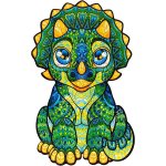 Puzzler Dřevěné Něžný dino Charlie 100 dílků – Zbozi.Blesk.cz