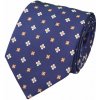 Kravata Modrá kravata Květy