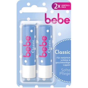 Bebe Young Care Classic balzám na rty Duo 9,8 g