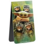 CurePink: | Magnetická knižní záložka Star Wars|The Mandalorian: Grogu (9 x 5 cm) [MS2501434] – Hledejceny.cz