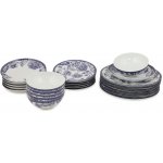 Hermia Porcelánová sada talířů Folclore bílá modrá 24 ks – Sleviste.cz