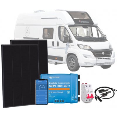 Victron Energy solární set 2x 180Wp pro karavan – Sleviste.cz