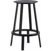 Barová židle Hay Revolver Bar Stool Low Black