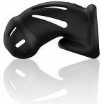 Shots ManCage Ultra Soft Silicone Chastity Cage Model 27 Black - silikonová klec na penis – Sleviste.cz