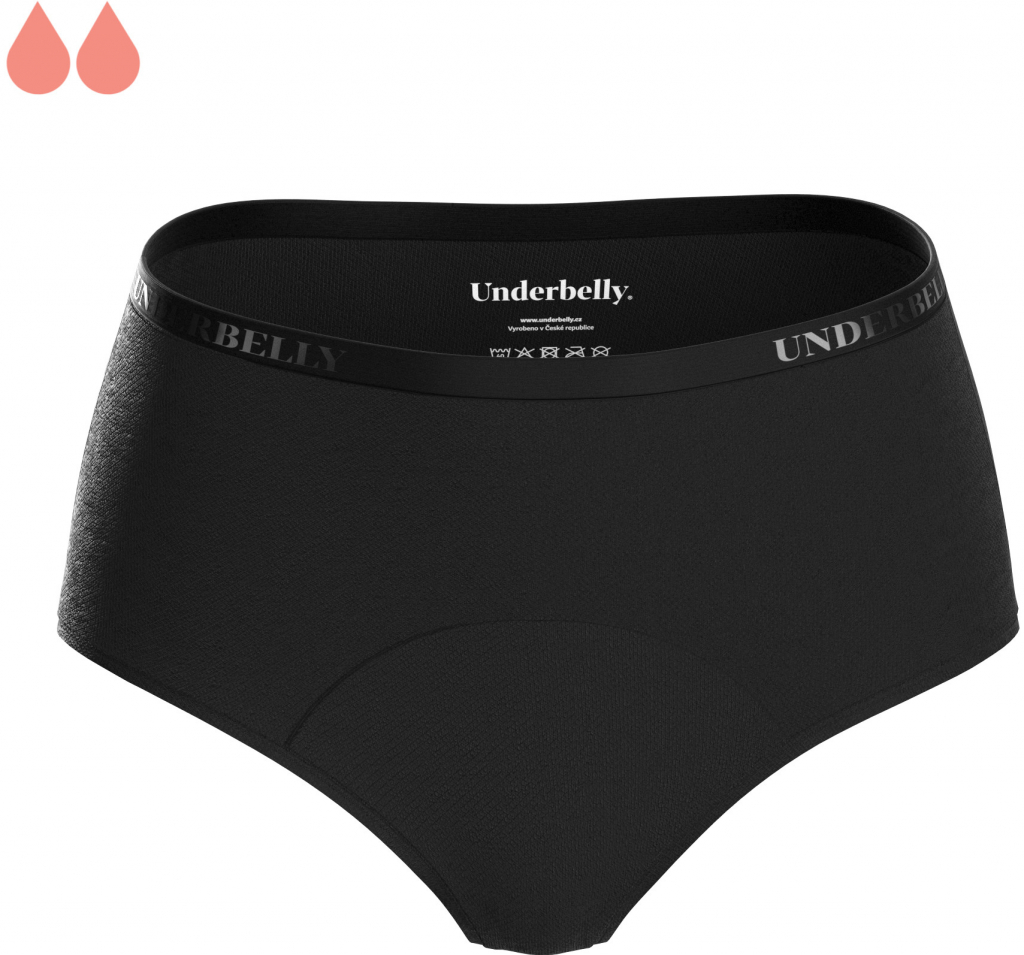 Underbelly menstruační kalhotky CLASSI černé z mikromodalu Pro slabší dny  menstruace od 749 Kč - Heureka.cz