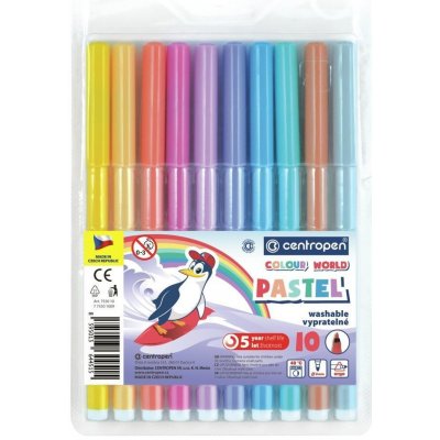 Centropen 7550 pastelový mix sada 12 ks – Zboží Mobilmania